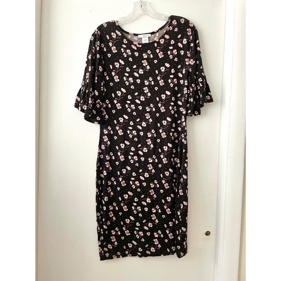 NWOT New York & Company Bell Sleeve Jersey Dress - Picture 1 of 3